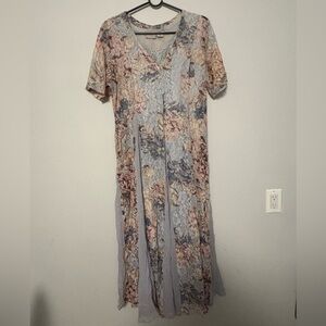 90s Floral Dress lace